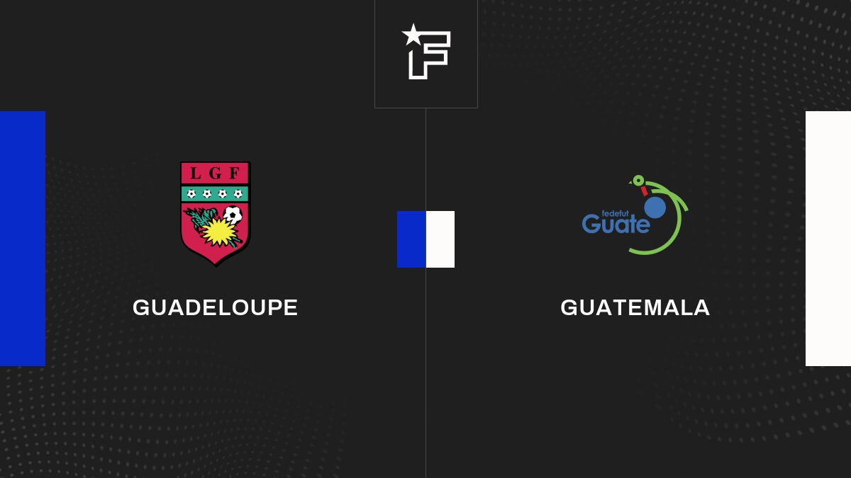Le résumé vidéo du match entre Guadeloupe et Guatemala